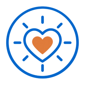 Heart icon representing addressing the heart